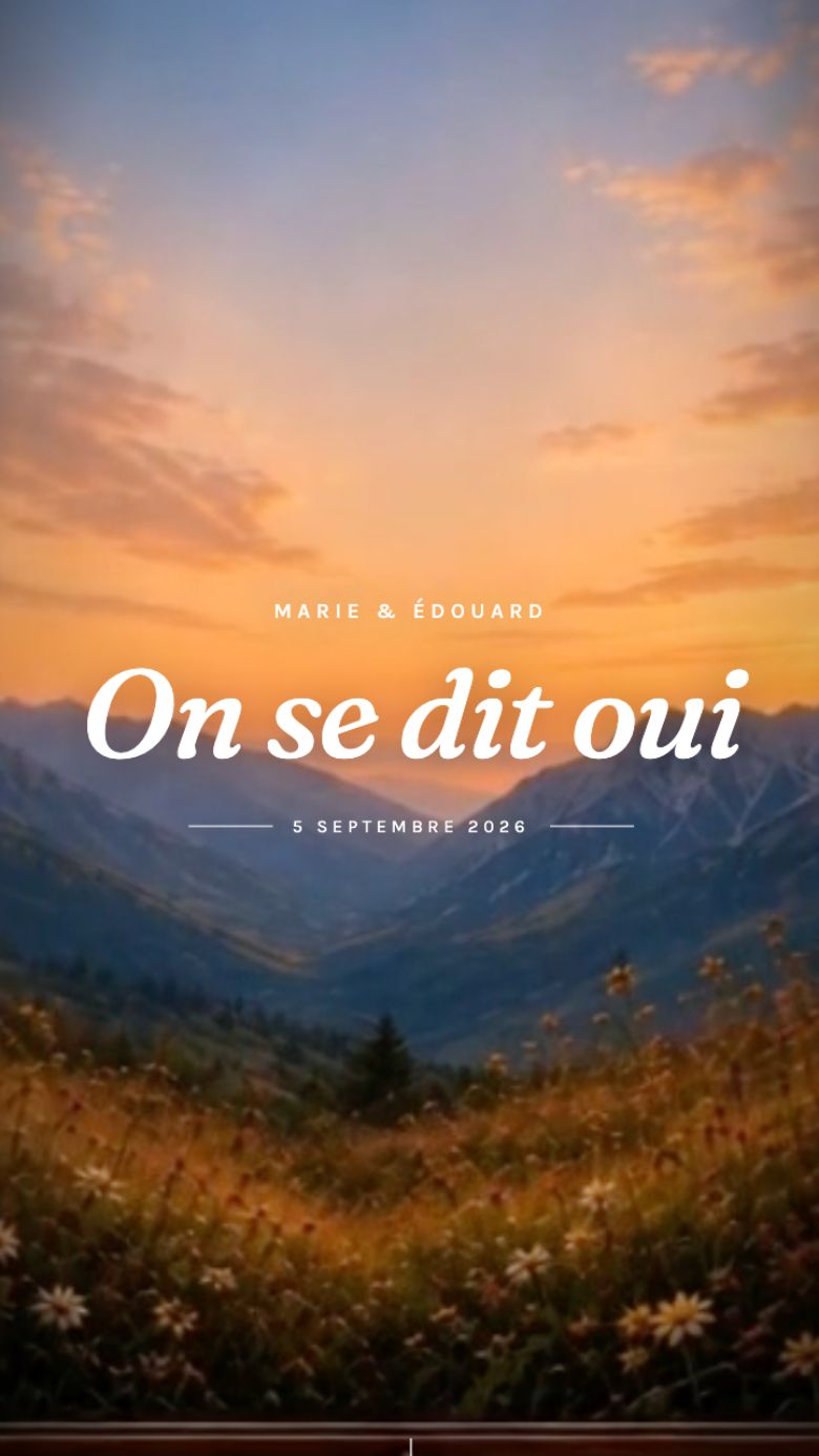 Mini-site Escapade — Marie & Edouard