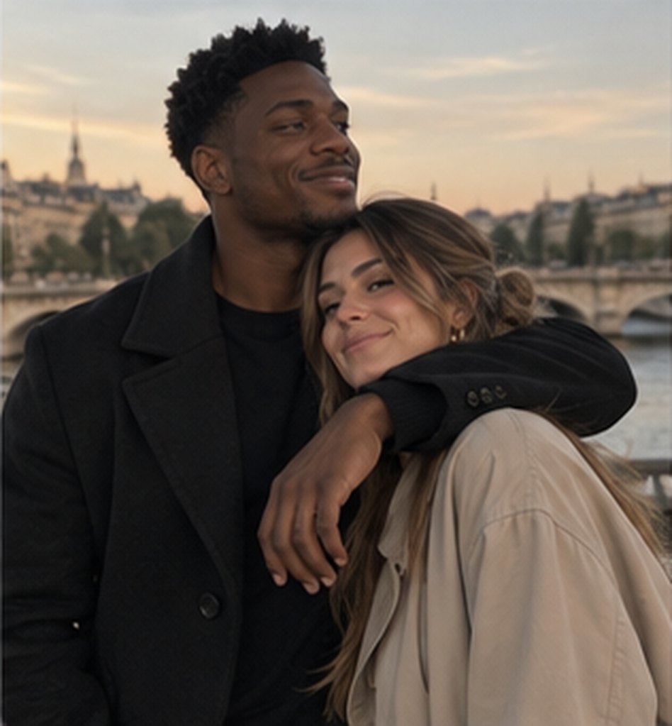 Hilona et Pete au coucher du soleil