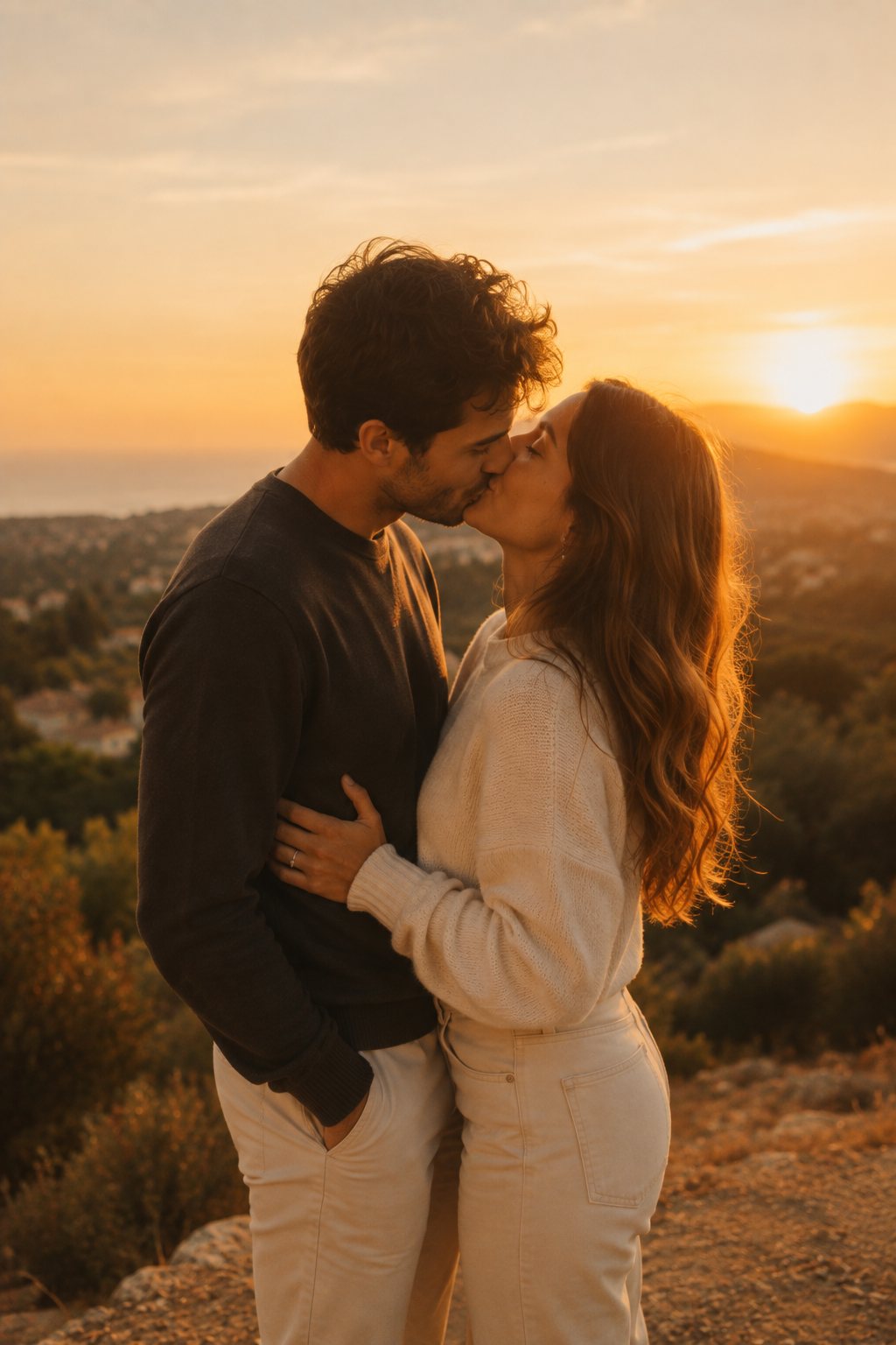 Portrait vertical du couple